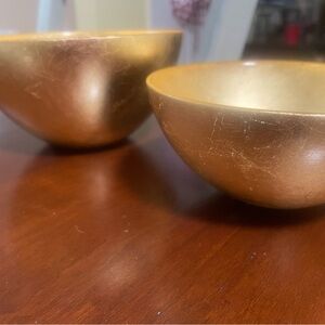 Gold Leaf Bowls